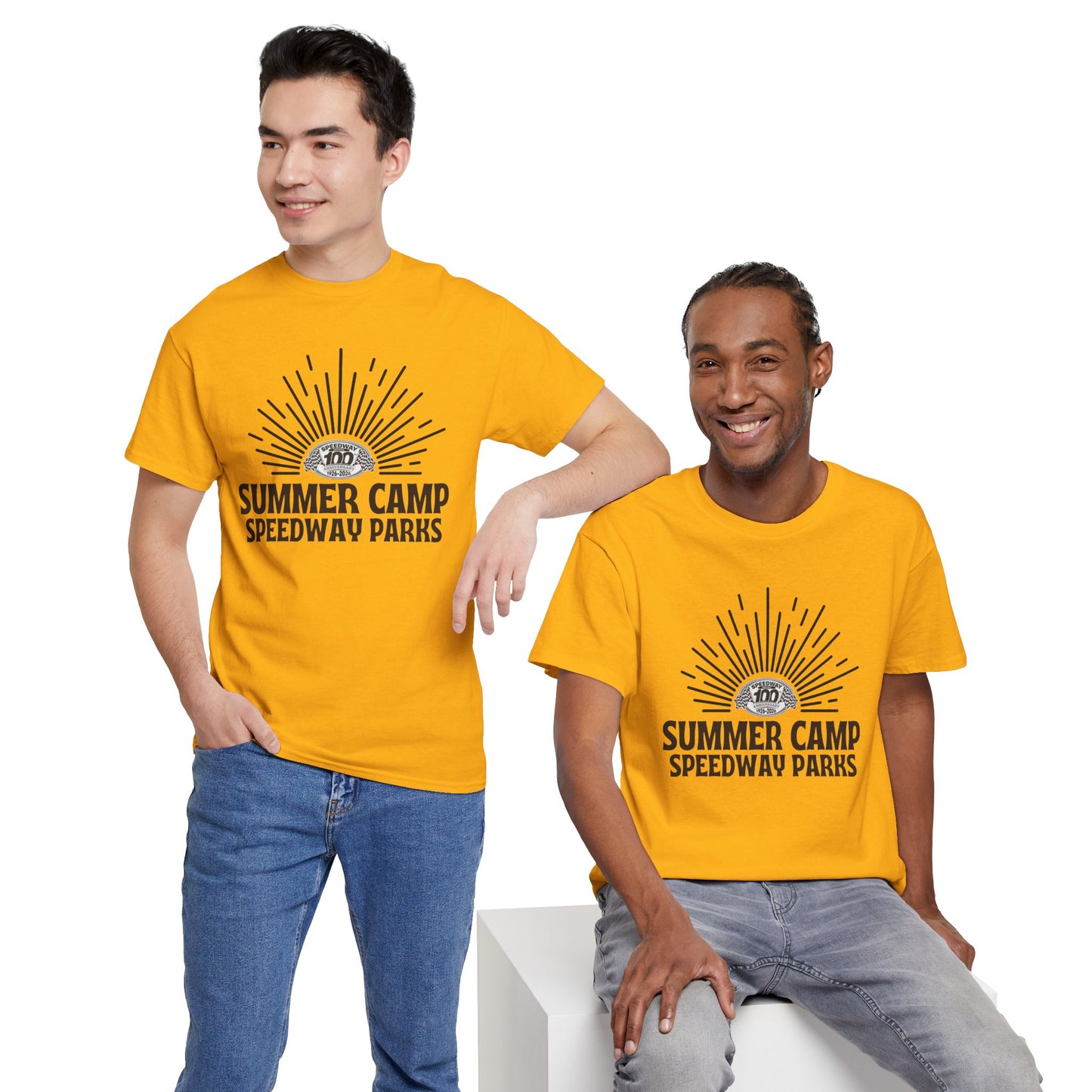 Adult Summer Camp T-Shirt - 2026 Speedway Parks Sunrise Tee