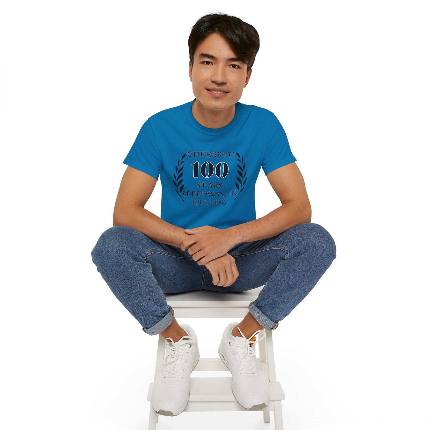 Adult 100th Anniversary - Speedway Cheers Tee