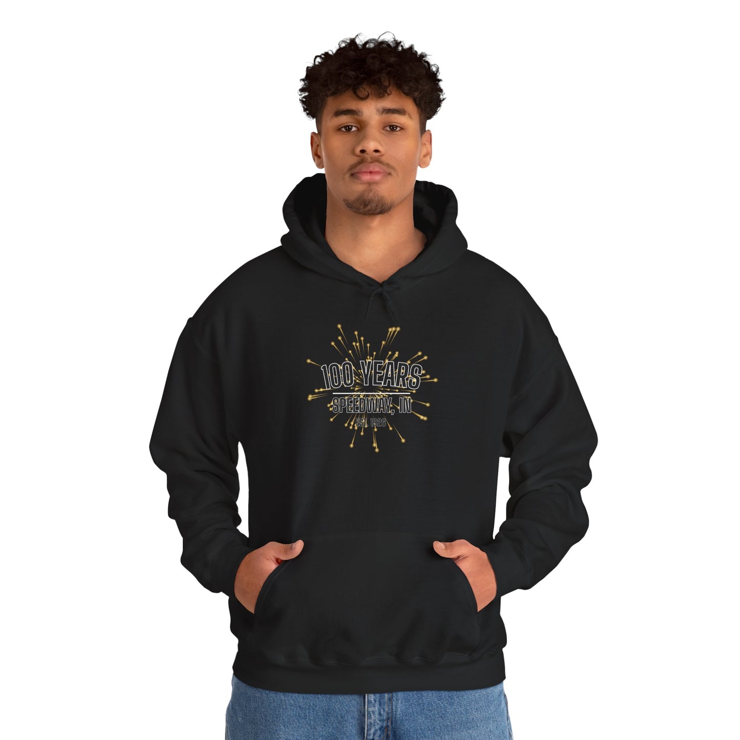 Adult 100th Anniversary - Speedway Firework Hoodie