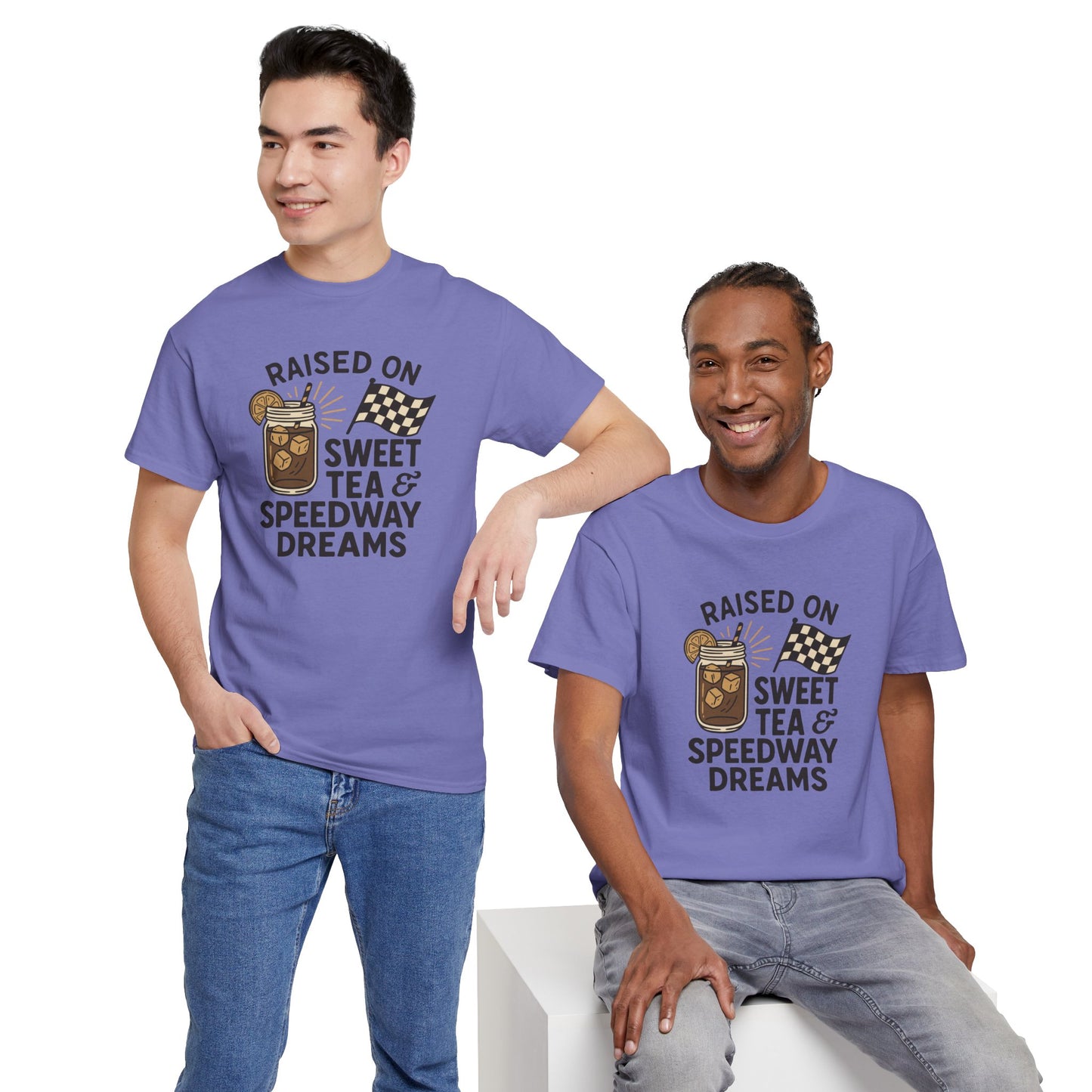 Raised on Sweet Tea & Speedway Dreams Tee