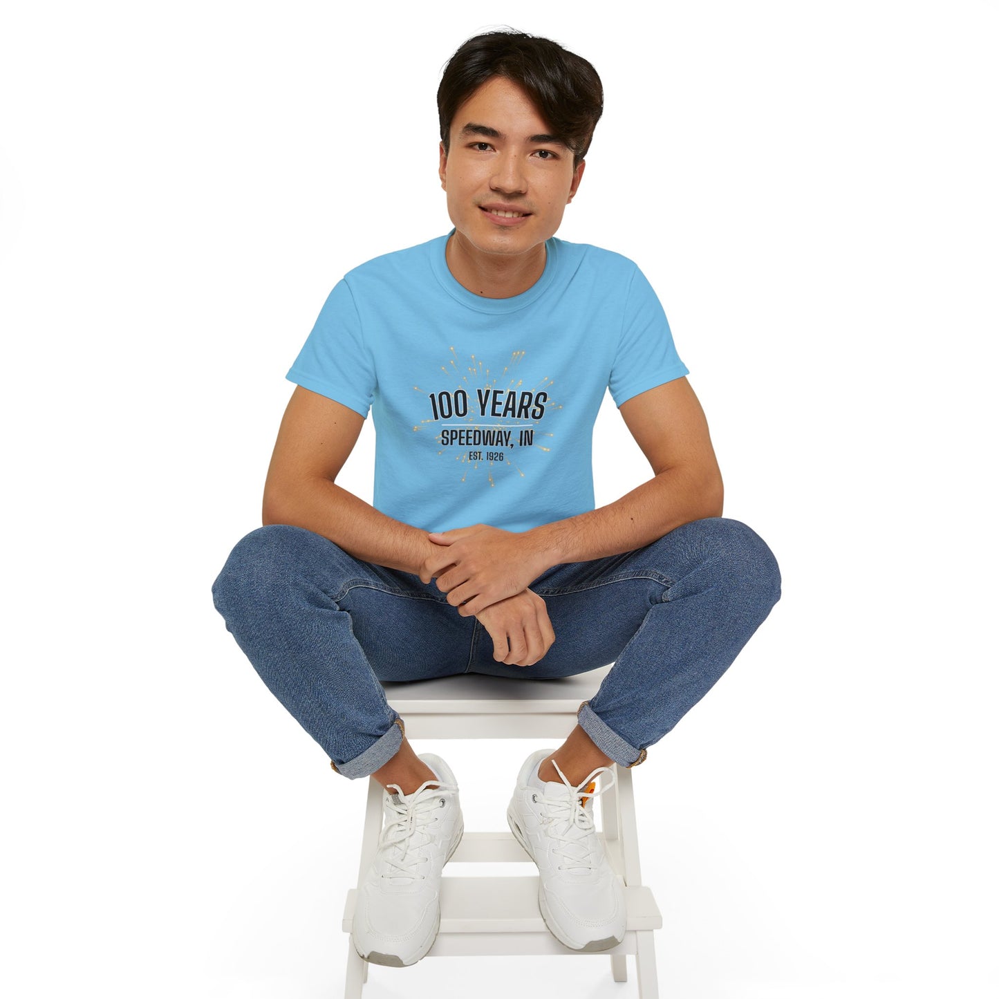 Adult 100th Anniversary - Speedway Firework Tee