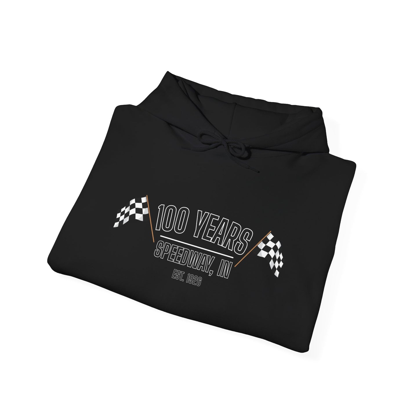 Adult 100th Anniversary - Speedway Flag Hoodie