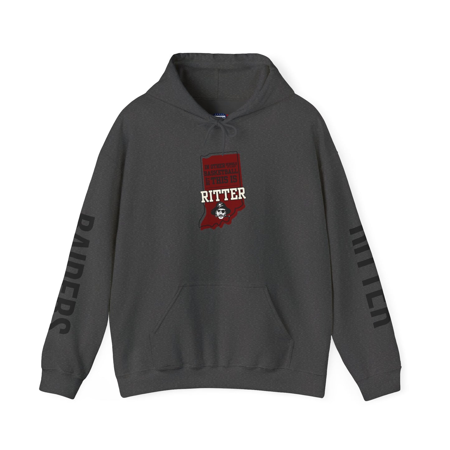 Adult Hoodie - Ritter Raiders Basketball