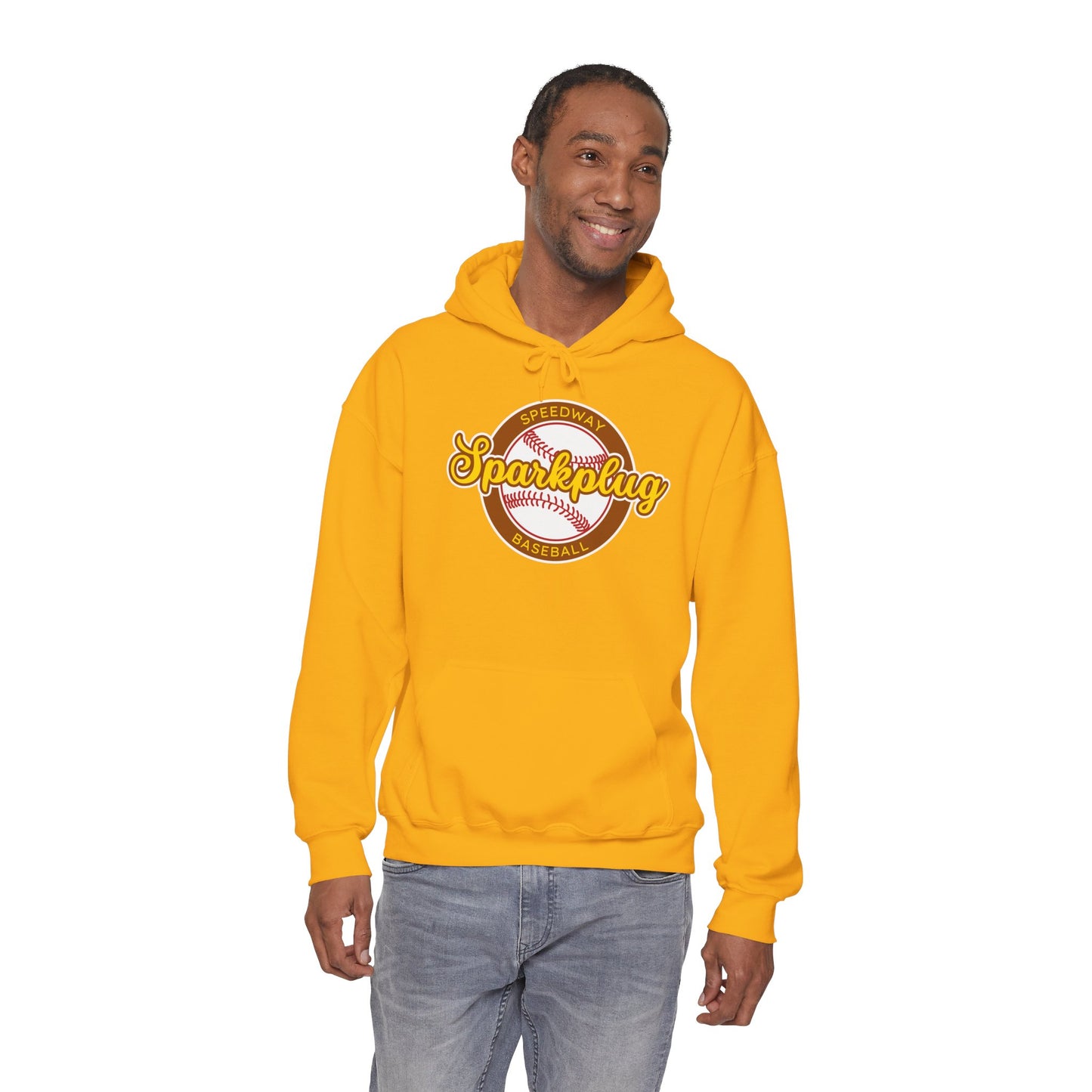 Adult Sparkplug Baseball Hoodie — Vintage-Inspired Team Pullover