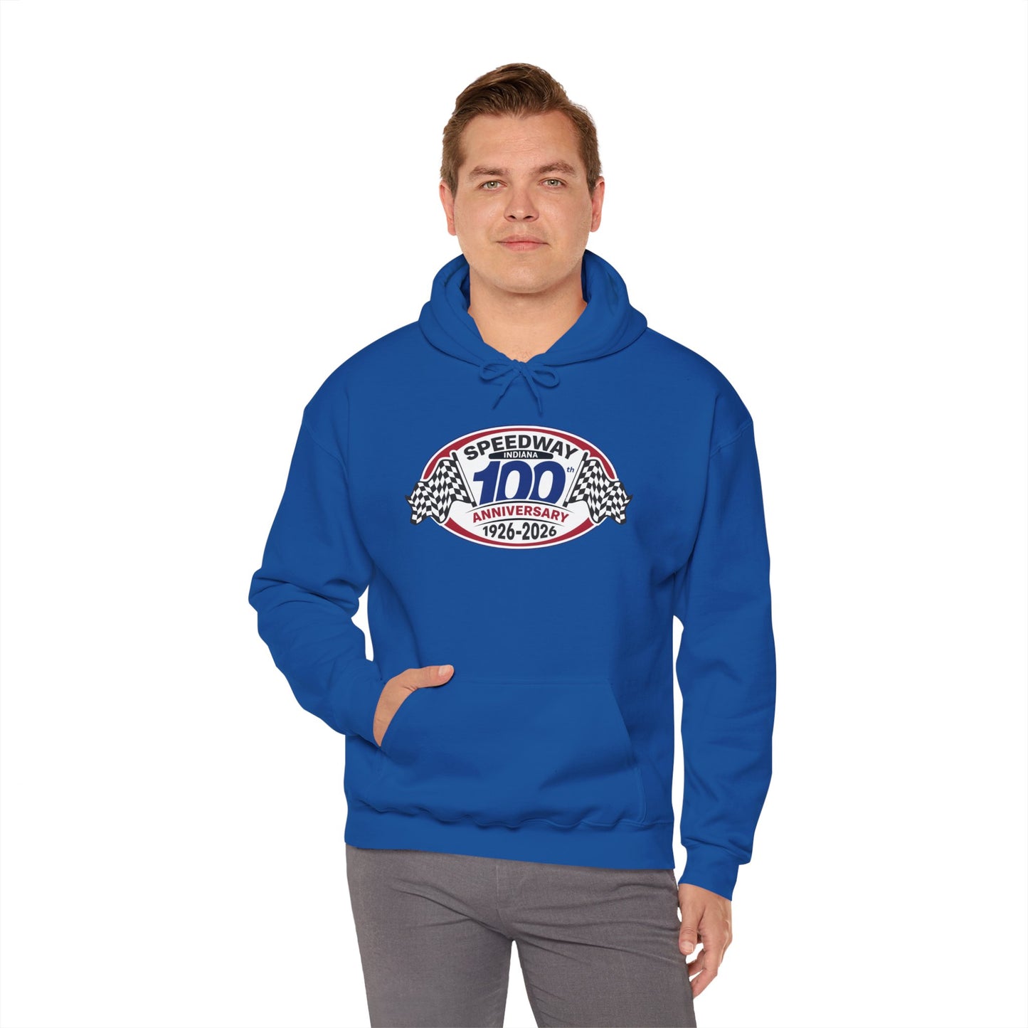 Adult Official Logo Centennial Sweatshirt — Speedway '1926–2026'