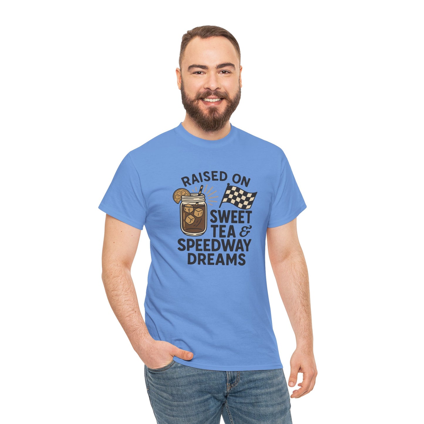 Raised on Sweet Tea & Speedway Dreams Tee