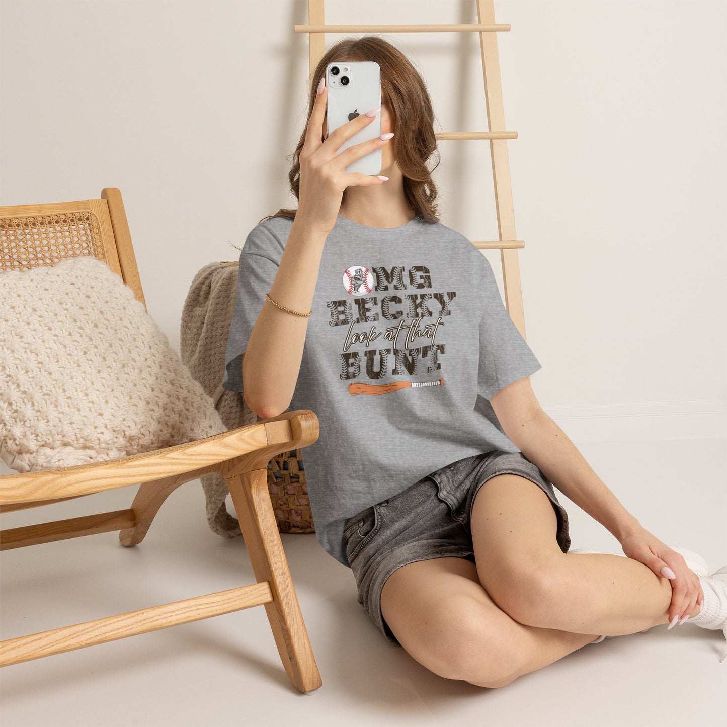 OMG Becky Look at That Bunt Speedway Baseball T-Shirt
