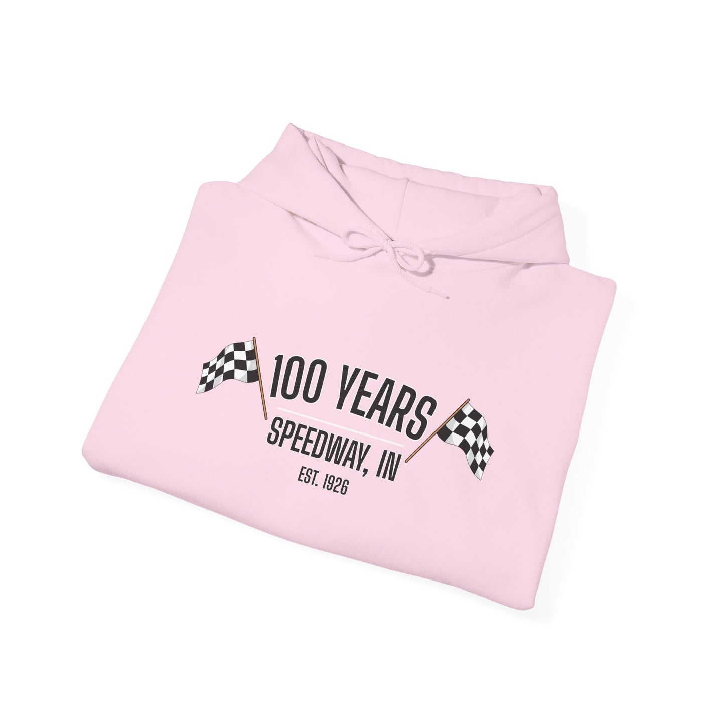 Adult 100th Anniversary - Speedway Flag Hoodie