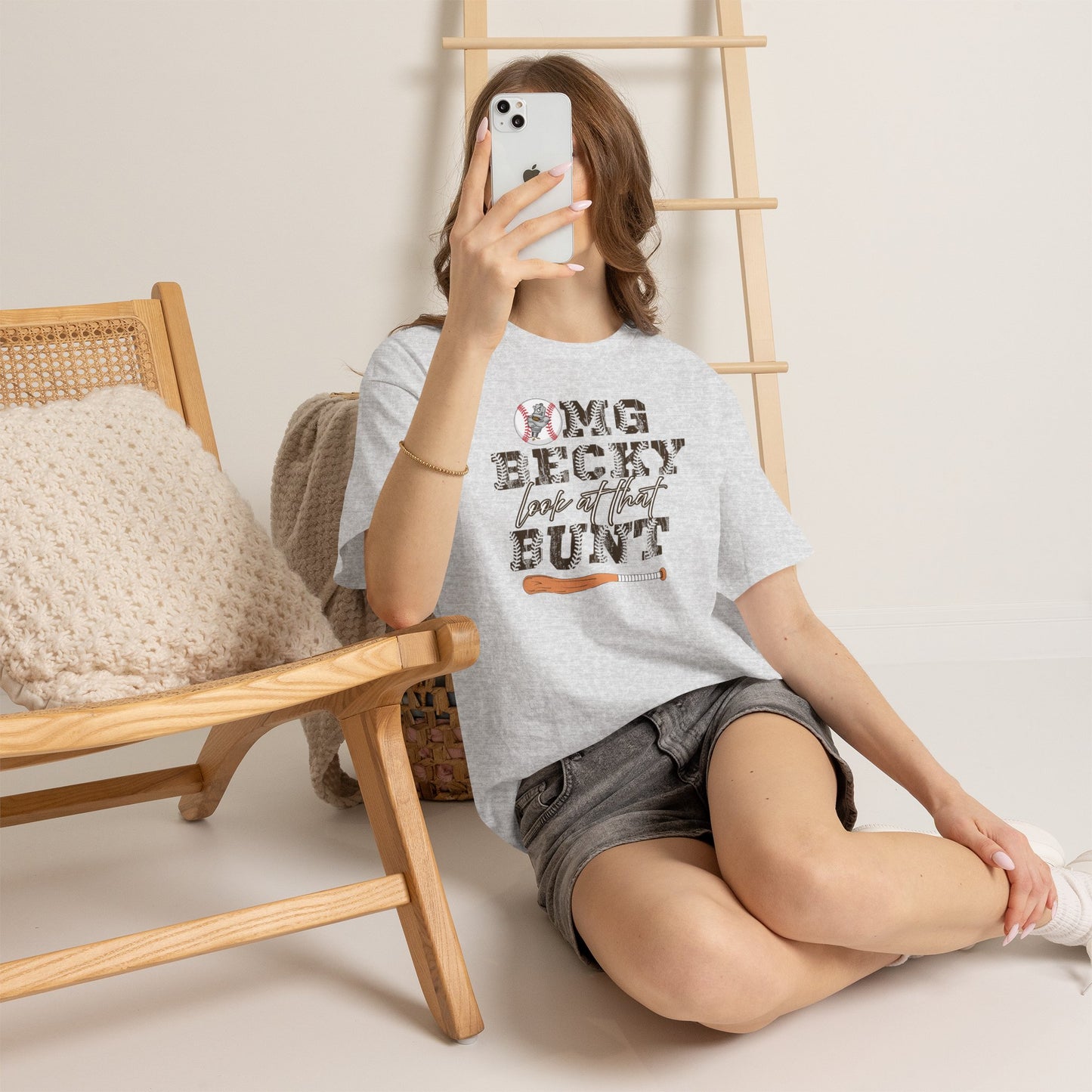 OMG Becky Look at That Bunt Speedway Baseball T-Shirt