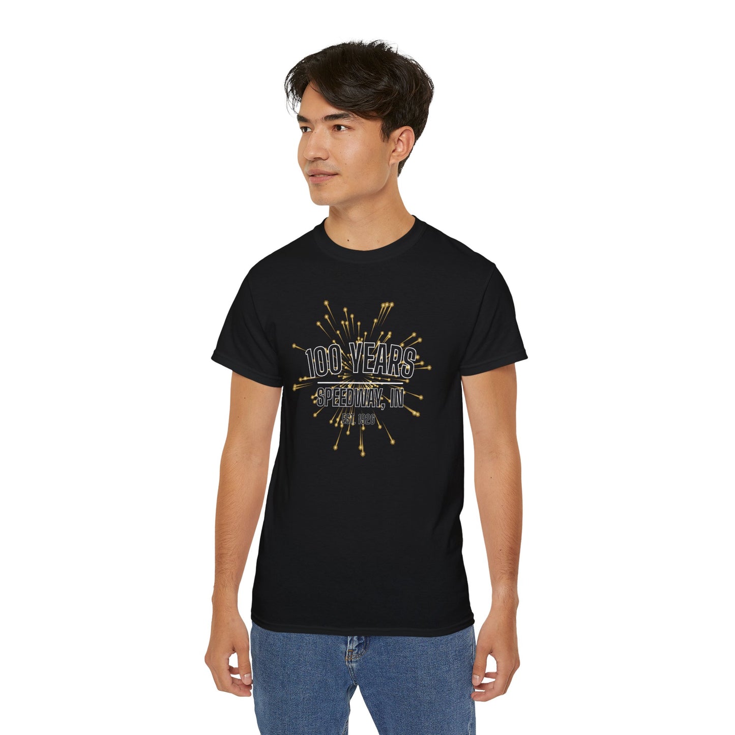 Adult 100th Anniversary - Speedway Firework Tee