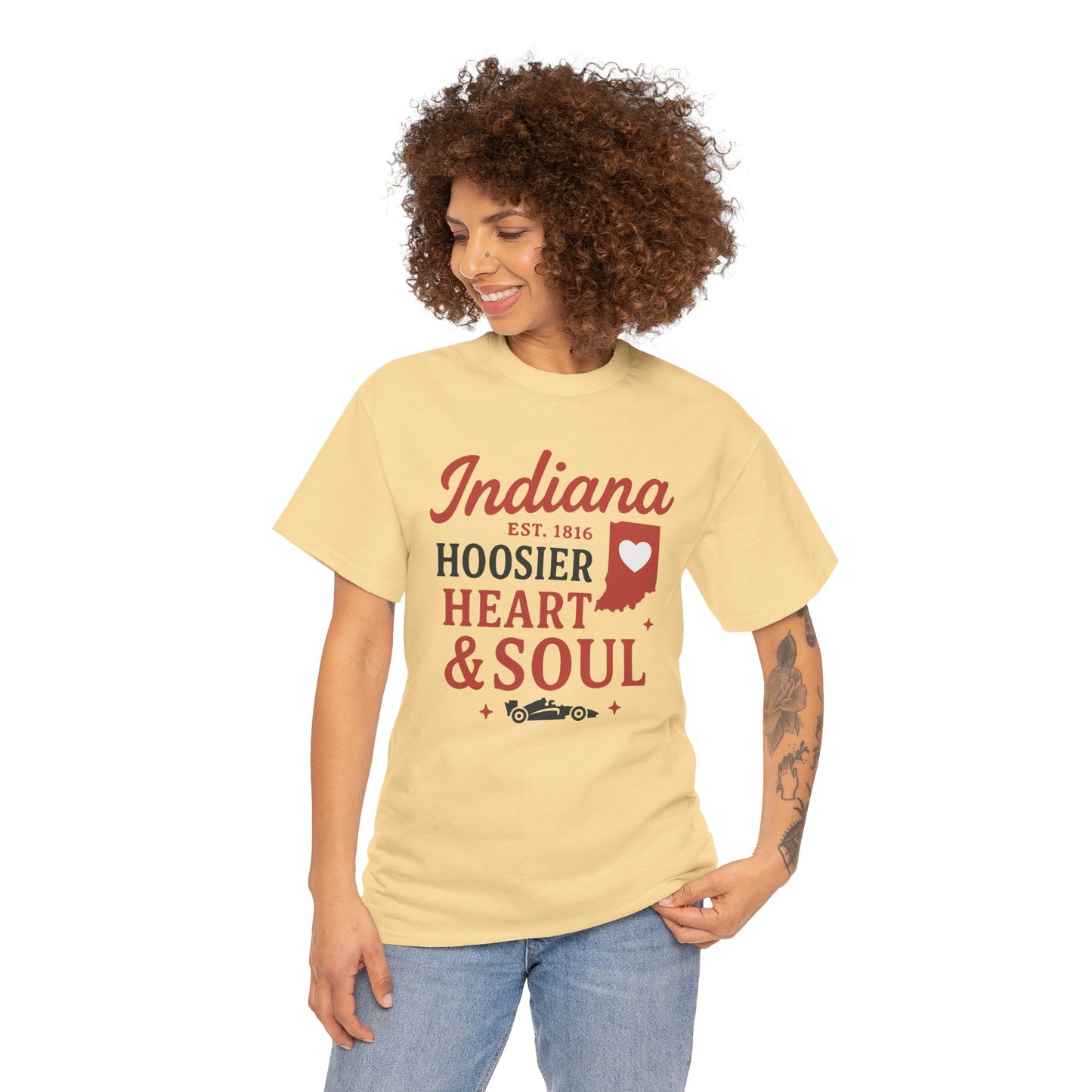 Indiana Hoosier Heart & Soul T-Shirt