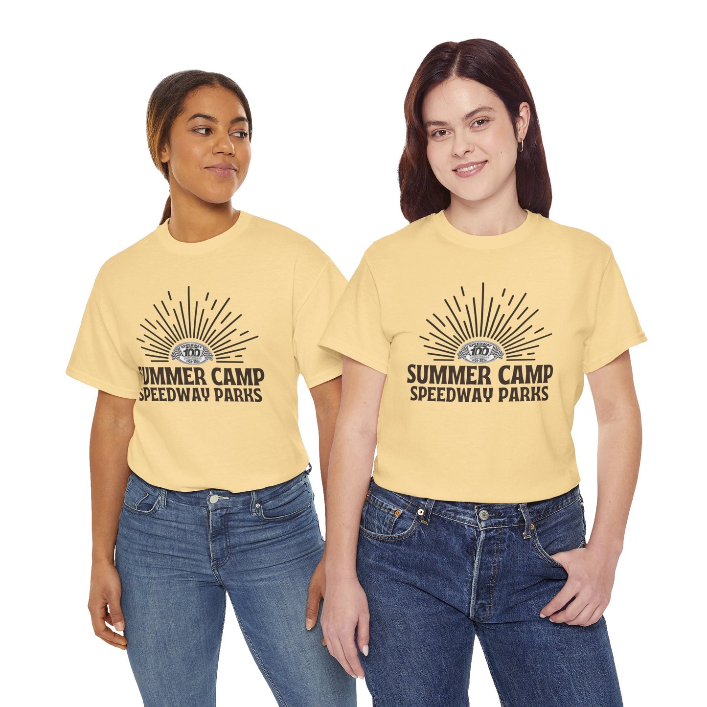 Adult Summer Camp T-Shirt - 2026 Speedway Parks Sunrise Tee