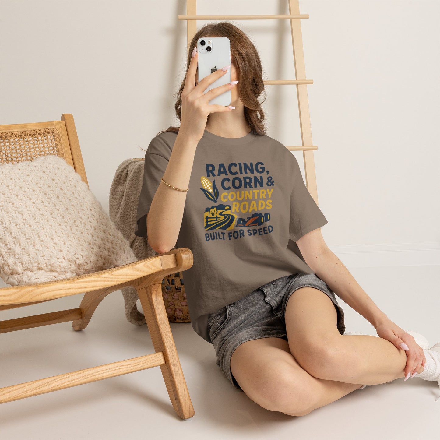 Racing, Corn & Country Roads T-Shirt – Built for Speed Tee