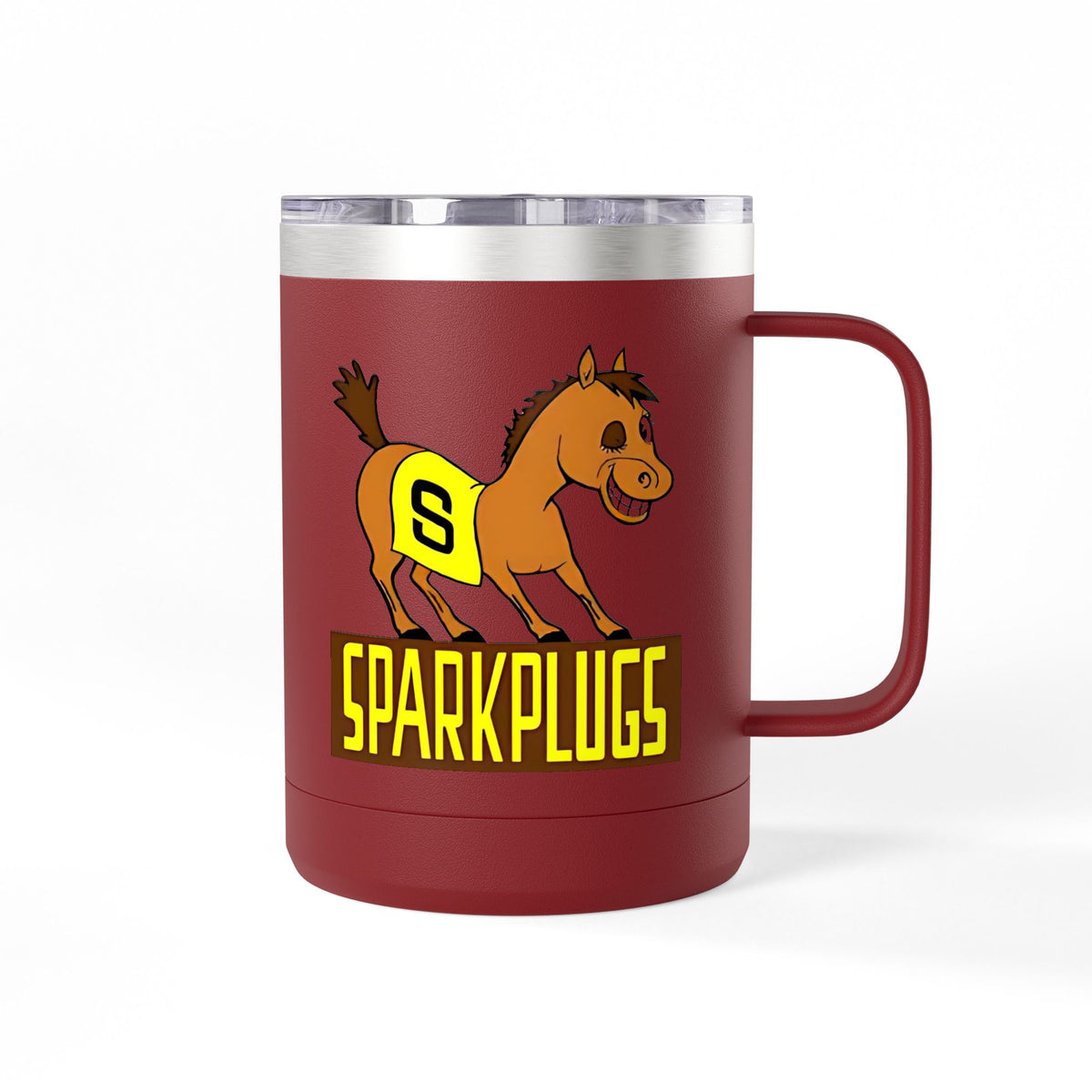 Old School Speedway Logo - 15oz Insulated Coffee Mug Tumbler with Lid