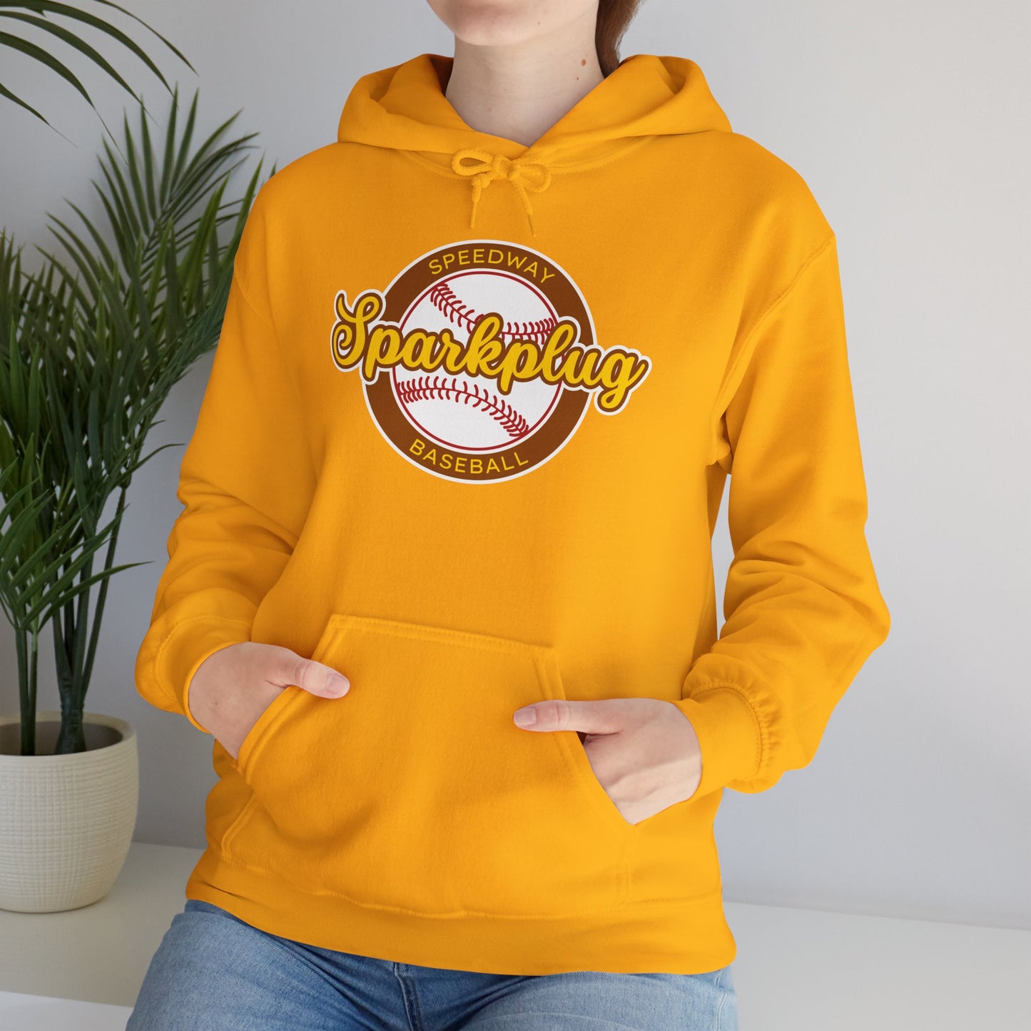 Adult Sparkplug Baseball Hoodie — Vintage-Inspired Team Pullover