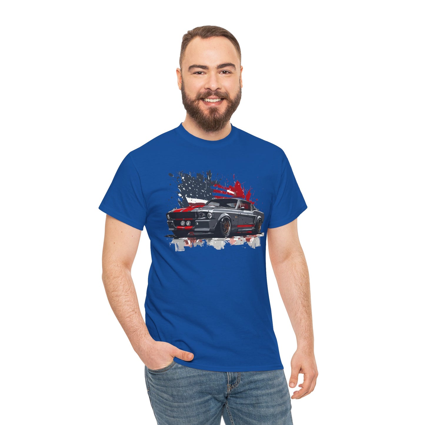 Shelby GT500 Eleanor with stripes — Mustang Graphic Tee
