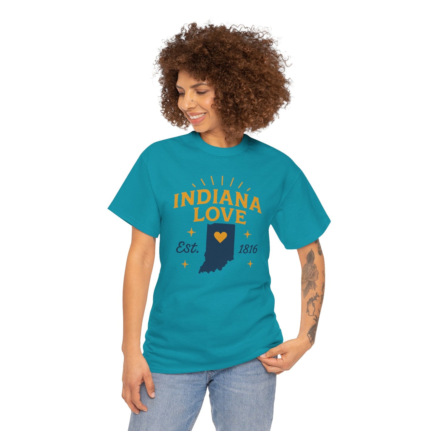 Indiana Love T-Shirt – Est. 1816 State Tee