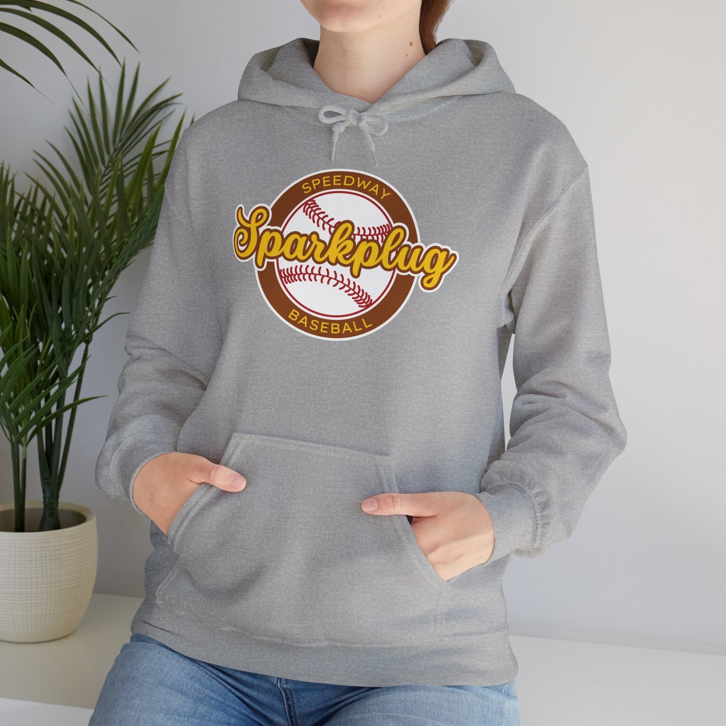 Adult Sparkplug Baseball Hoodie — Vintage-Inspired Team Pullover