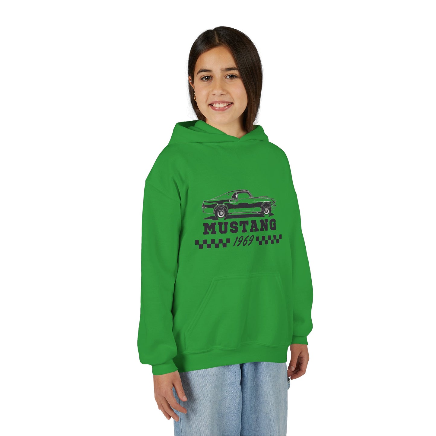 Youth Mustang 1969 Hoodie – Classic Vintage Car Pullover