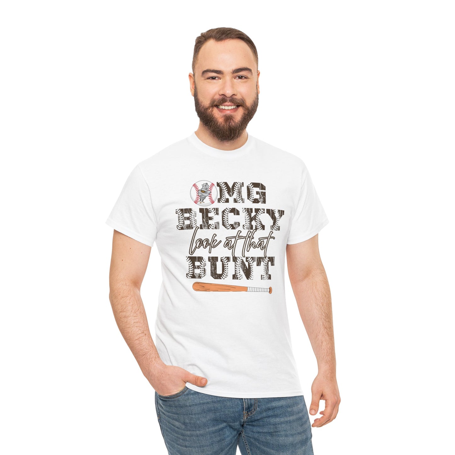 OMG Becky Look at That Bunt Speedway Baseball T-Shirt