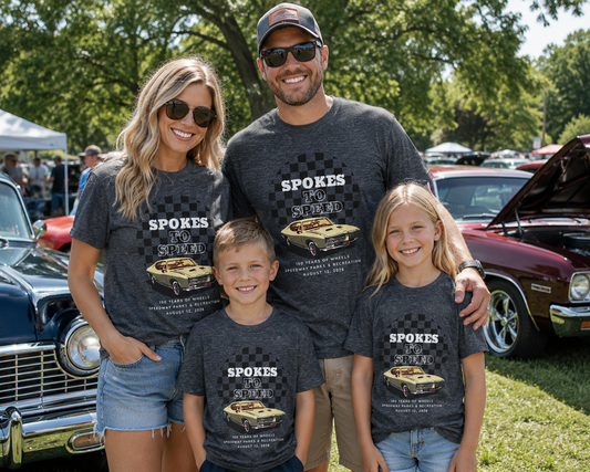 Youth Spokes to Speed t-shirt