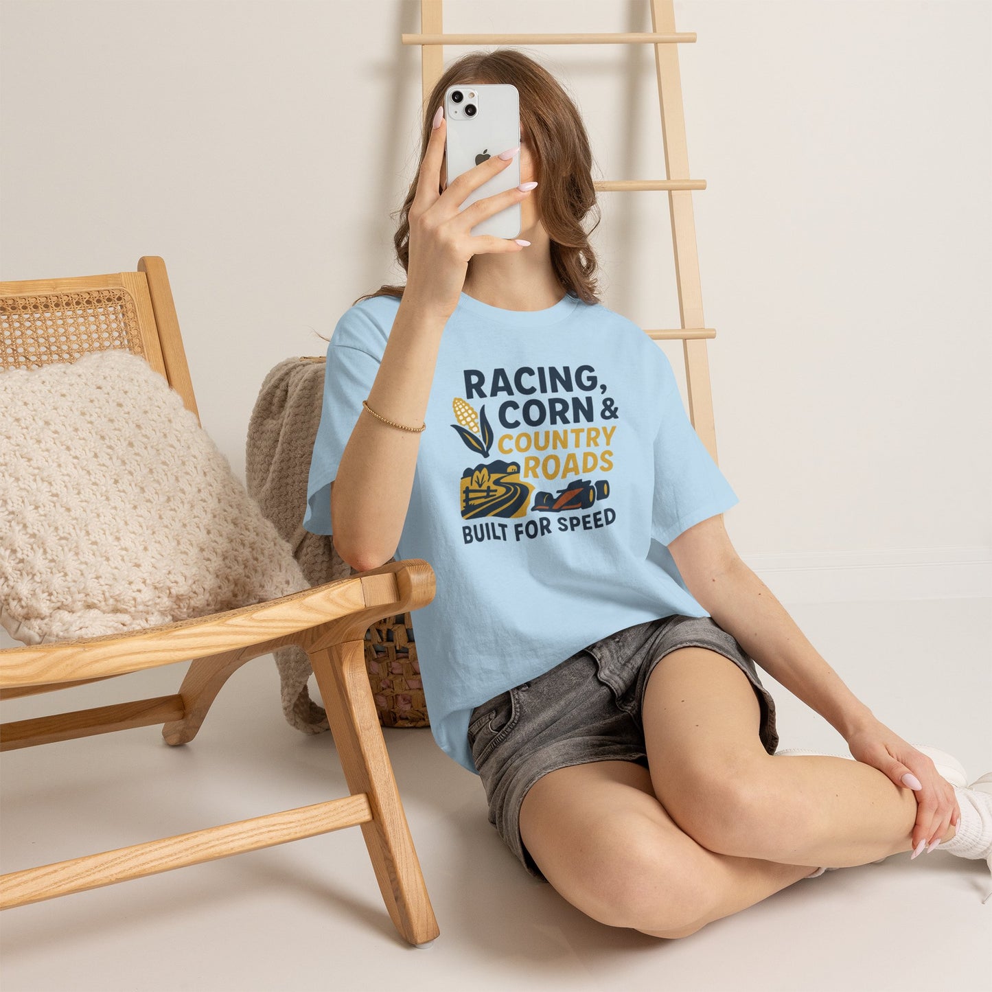 Racing, Corn & Country Roads T-Shirt – Built for Speed Tee