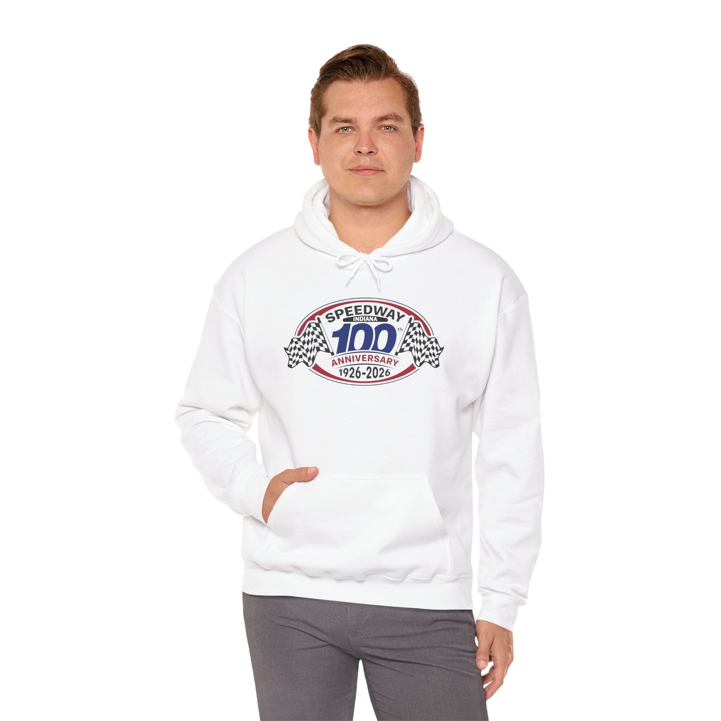 Adult Official Logo Centennial Sweatshirt — Speedway '1926–2026'