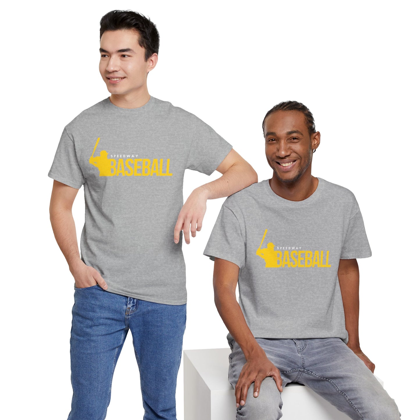Adult Speedway Baseball Tee
