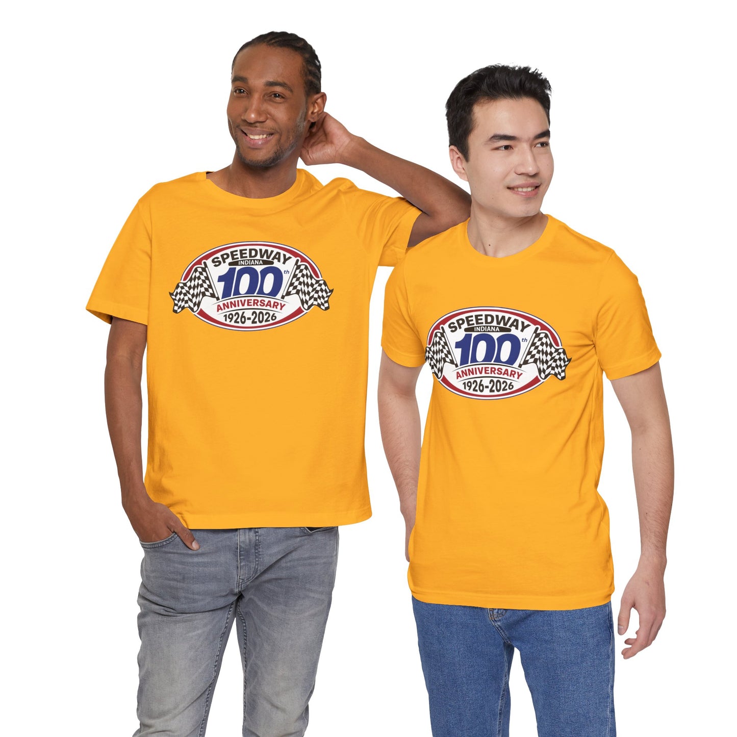 Adult Official Logo Centennial T-Shirt — Speedway '1926–2026'