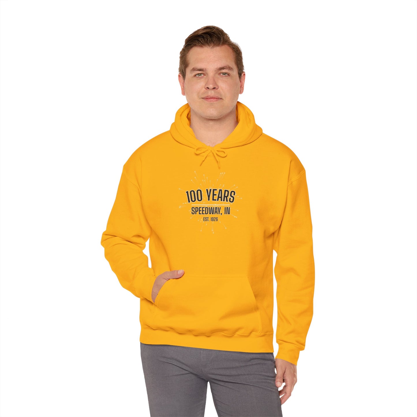 Adult 100th Anniversary - Speedway Firework Hoodie