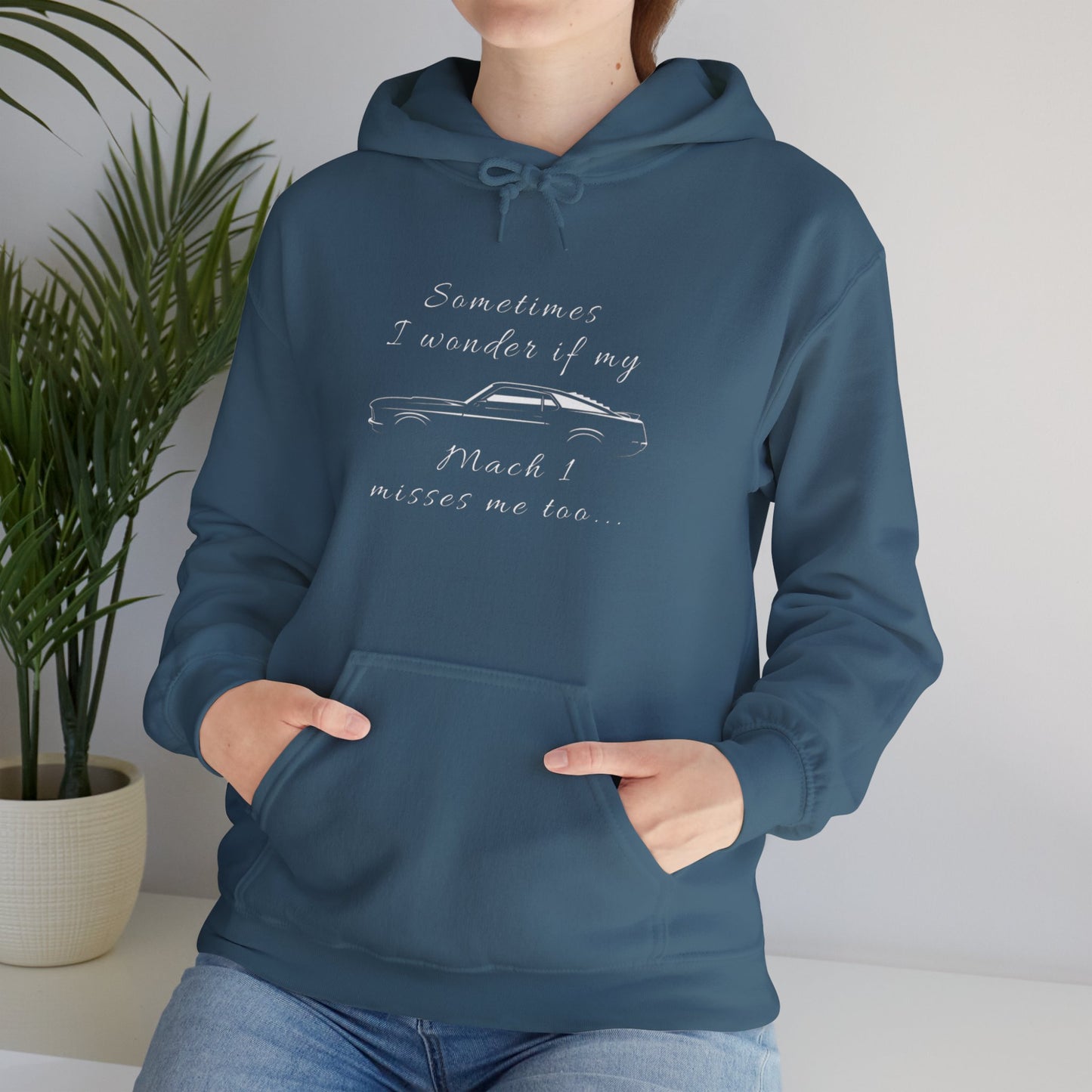 Adult Sometimes I Wonder If My Mach 1 Misses Me Hoodie