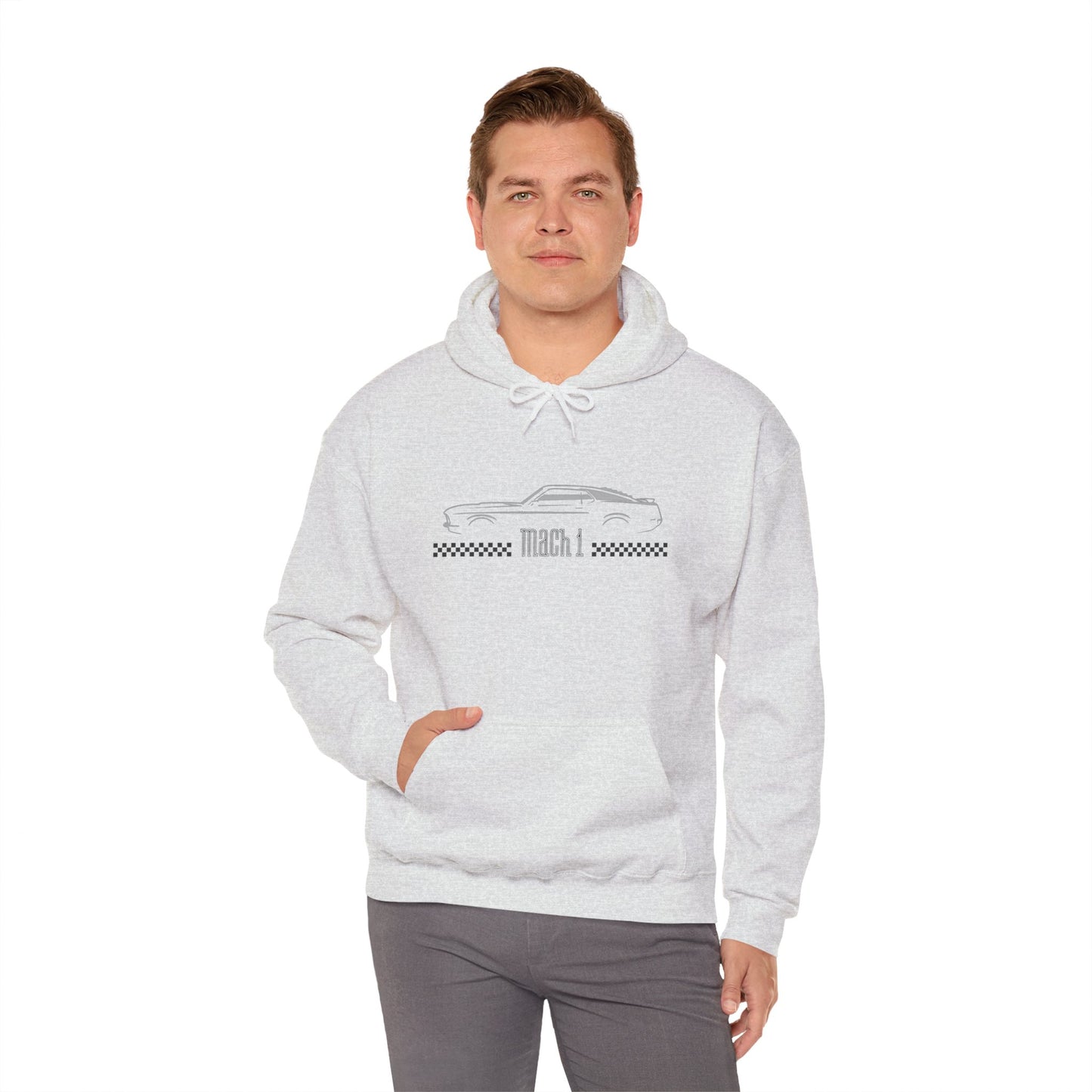 Adult Mustang Mach 1 Sweatshirt — Vintage Muscle Car