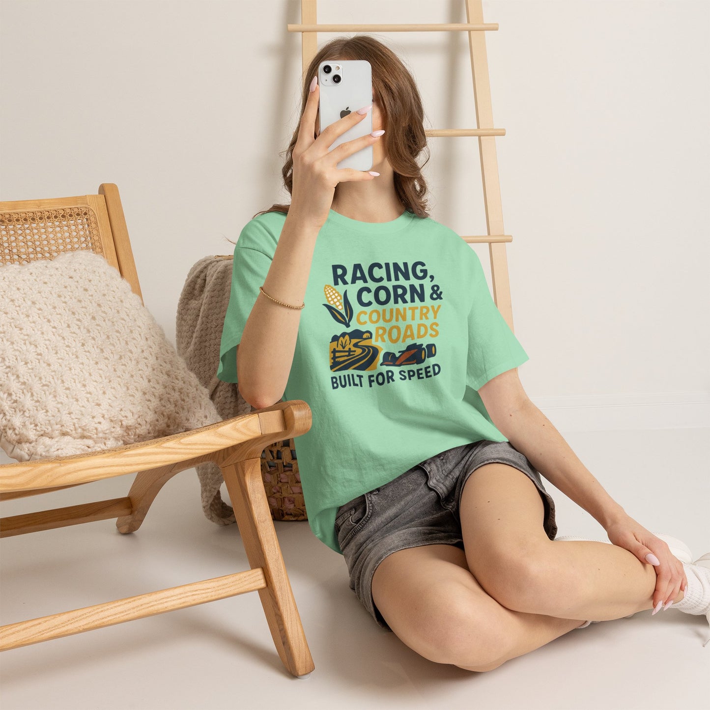 Racing, Corn & Country Roads T-Shirt – Built for Speed Tee