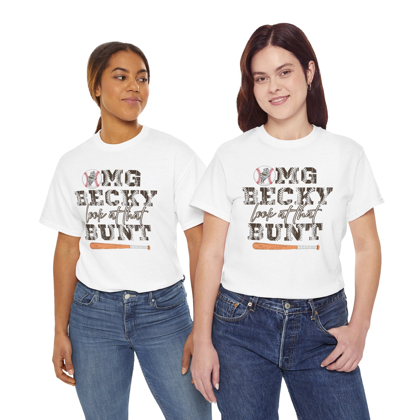 OMG Becky Look at That Bunt Speedway Baseball T-Shirt