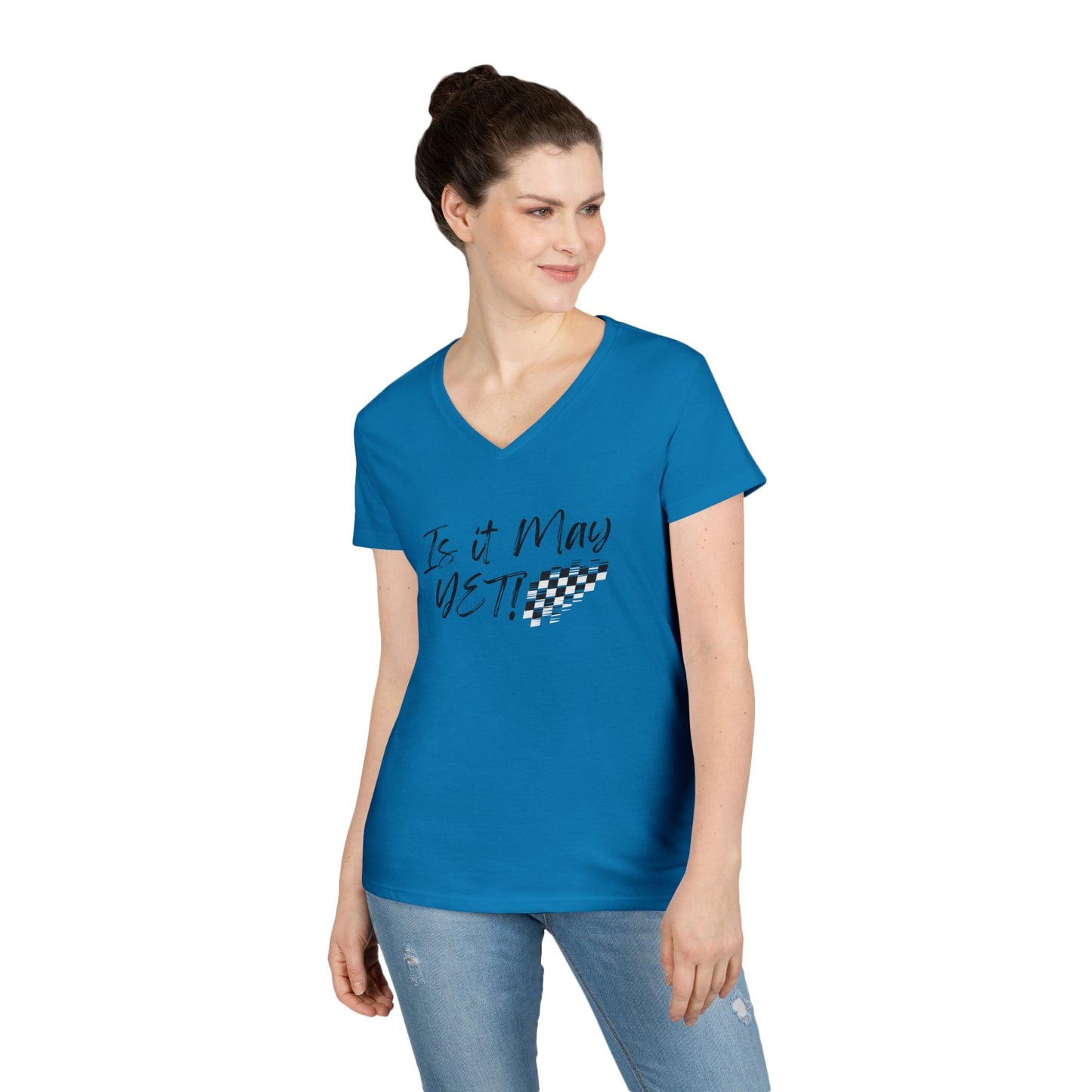 Is It May Yet? V-Neck Women's Tee