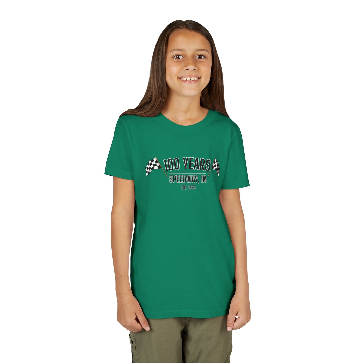 Youth 100th Anniversary - Speedway Flag Tee