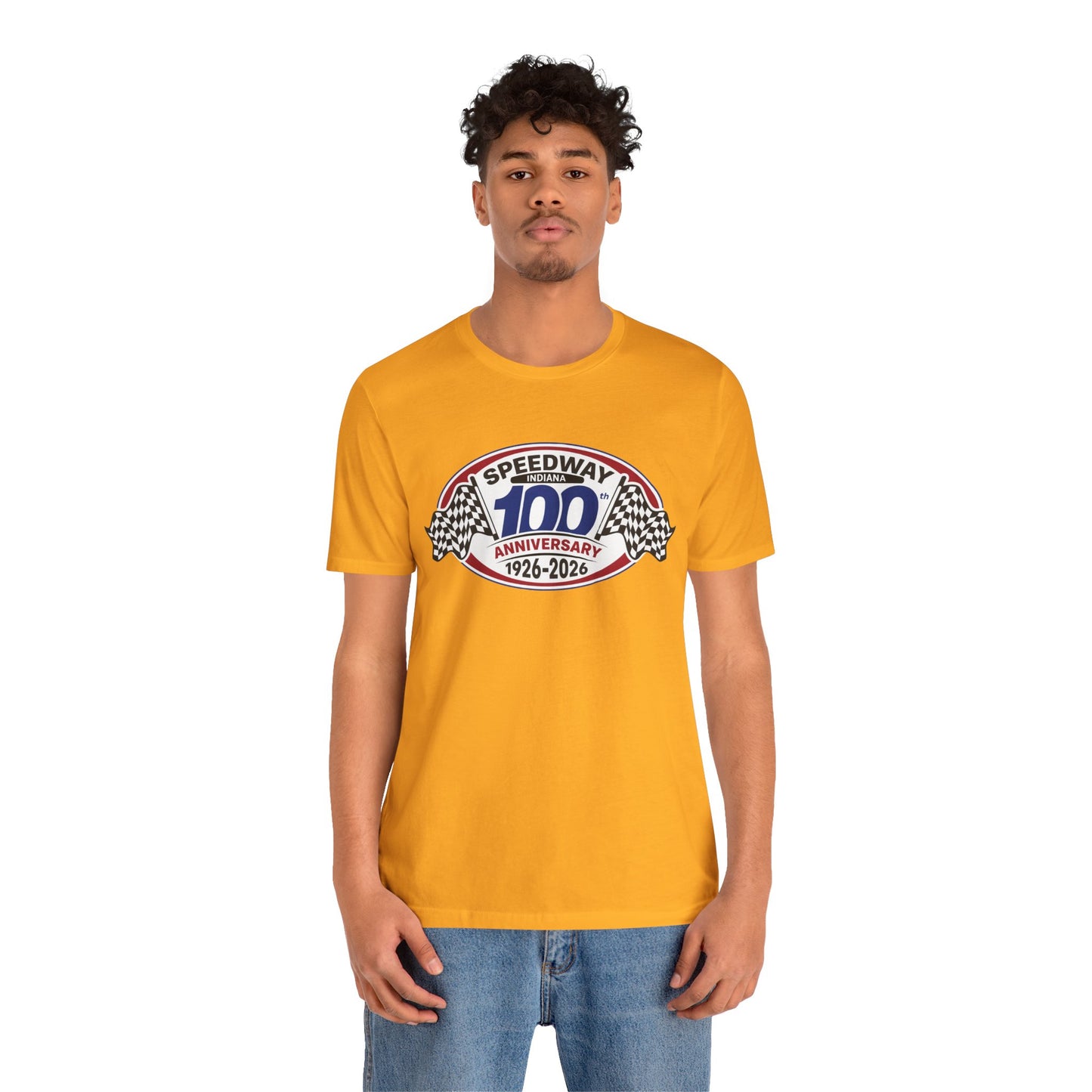 Adult Official Logo Centennial T-Shirt — Speedway '1926–2026'