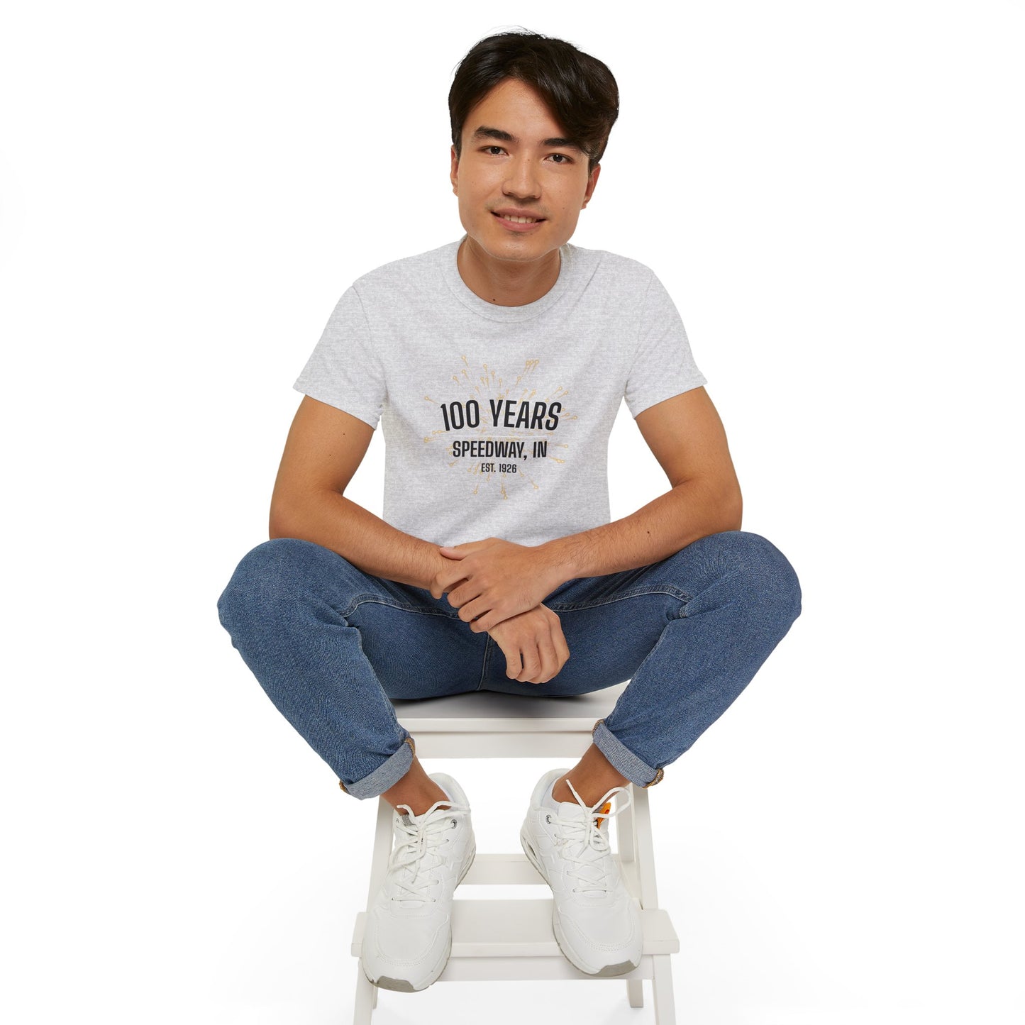 Adult 100th Anniversary - Speedway Firework Tee