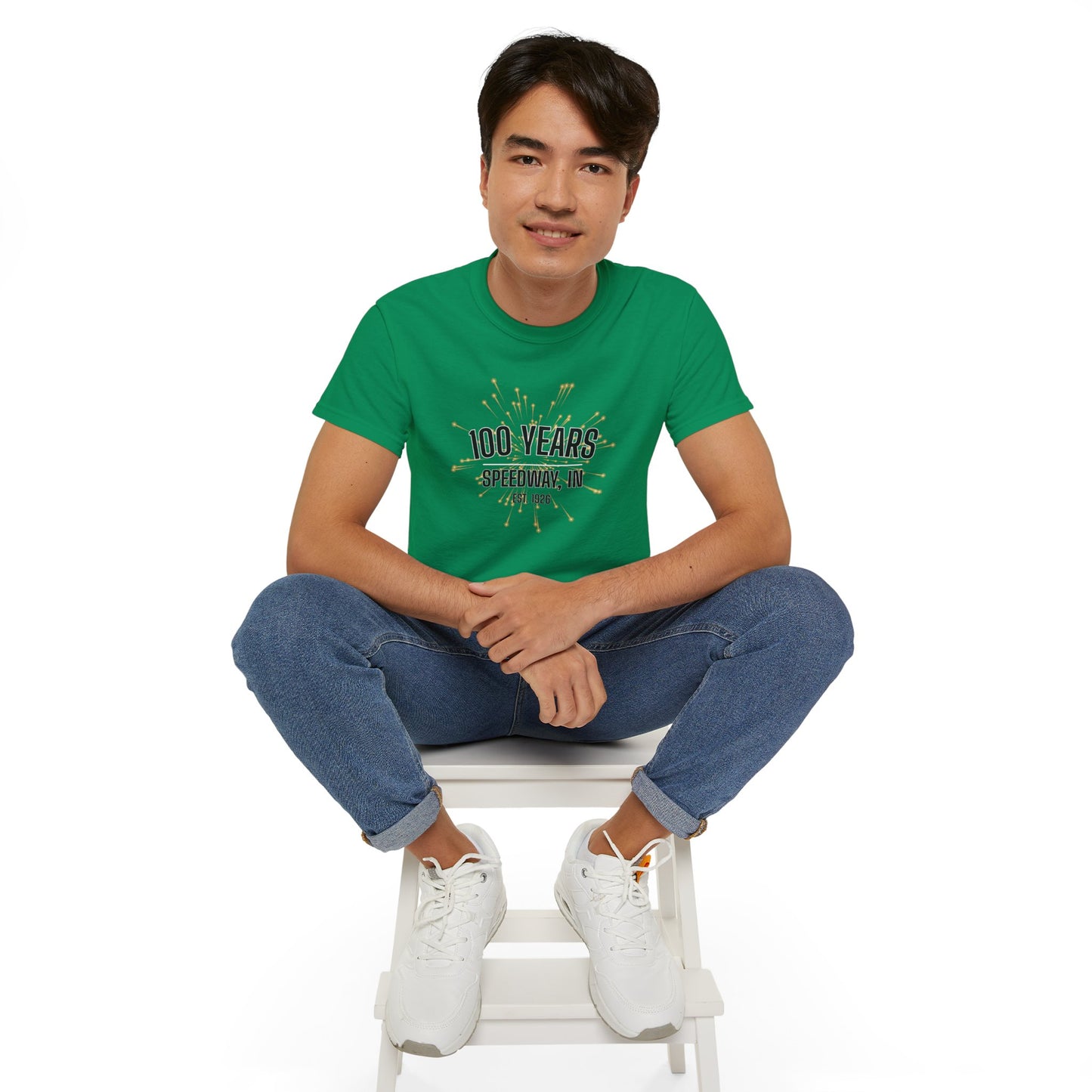 Adult 100th Anniversary - Speedway Firework Tee