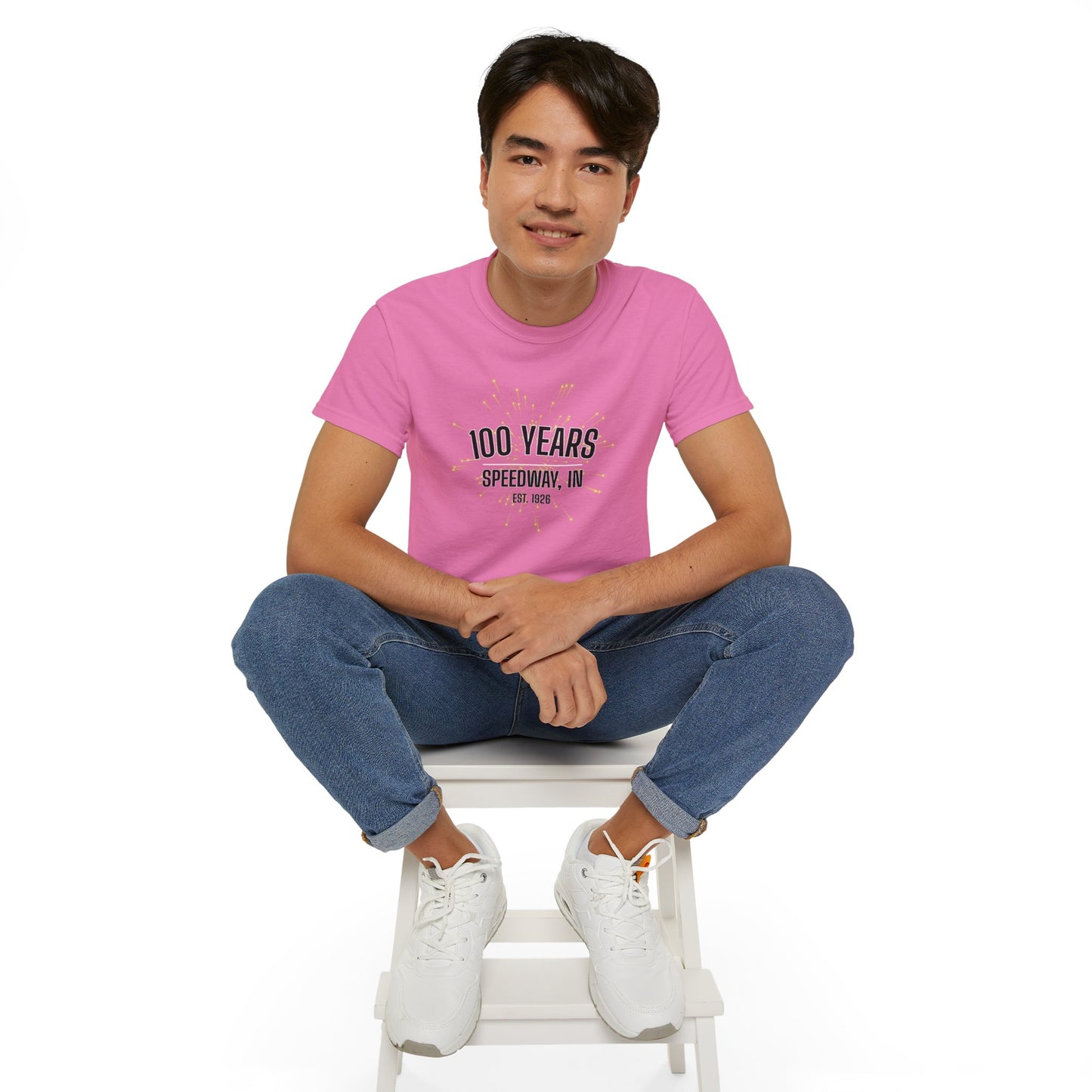 Adult 100th Anniversary - Speedway Firework Tee