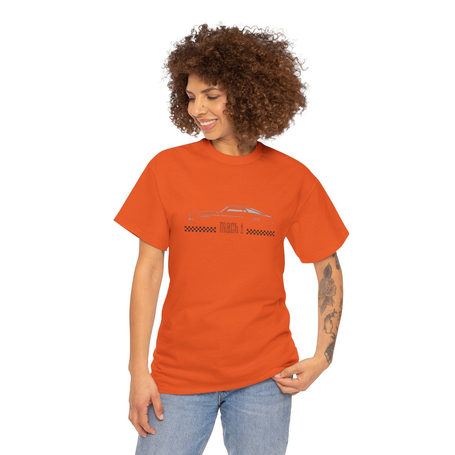 Adult Mustang Mach 1 tee — Vintage Muscle Car
