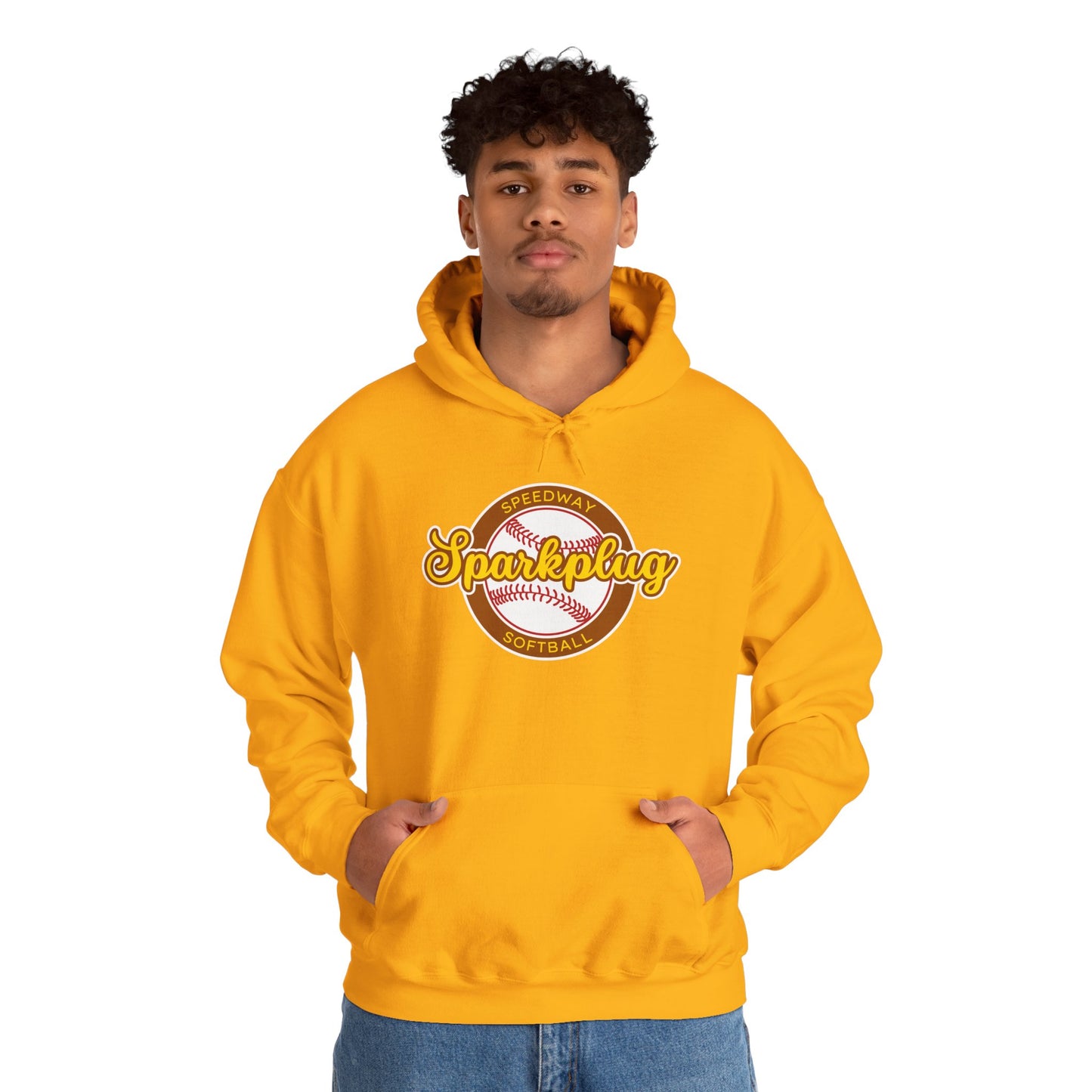 Adult Sparkplug Softball Hoodie — Vintage-Inspired Team Pullover