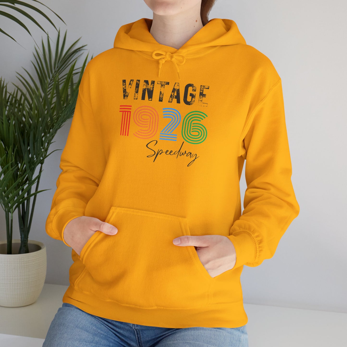Adult 100th Anniversary - Speedway Vintage Hoodie