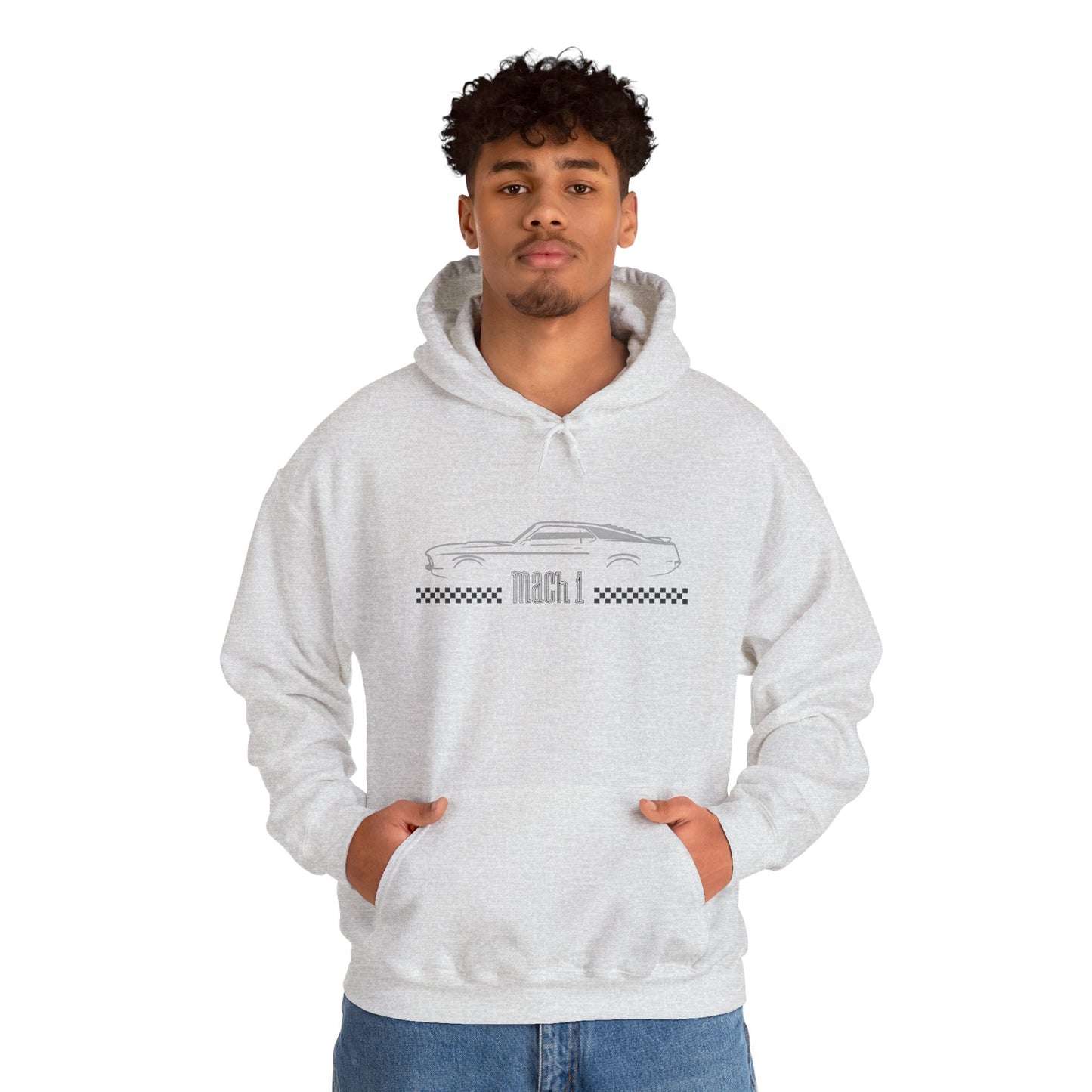 Adult Mustang Mach 1 Sweatshirt — Vintage Muscle Car