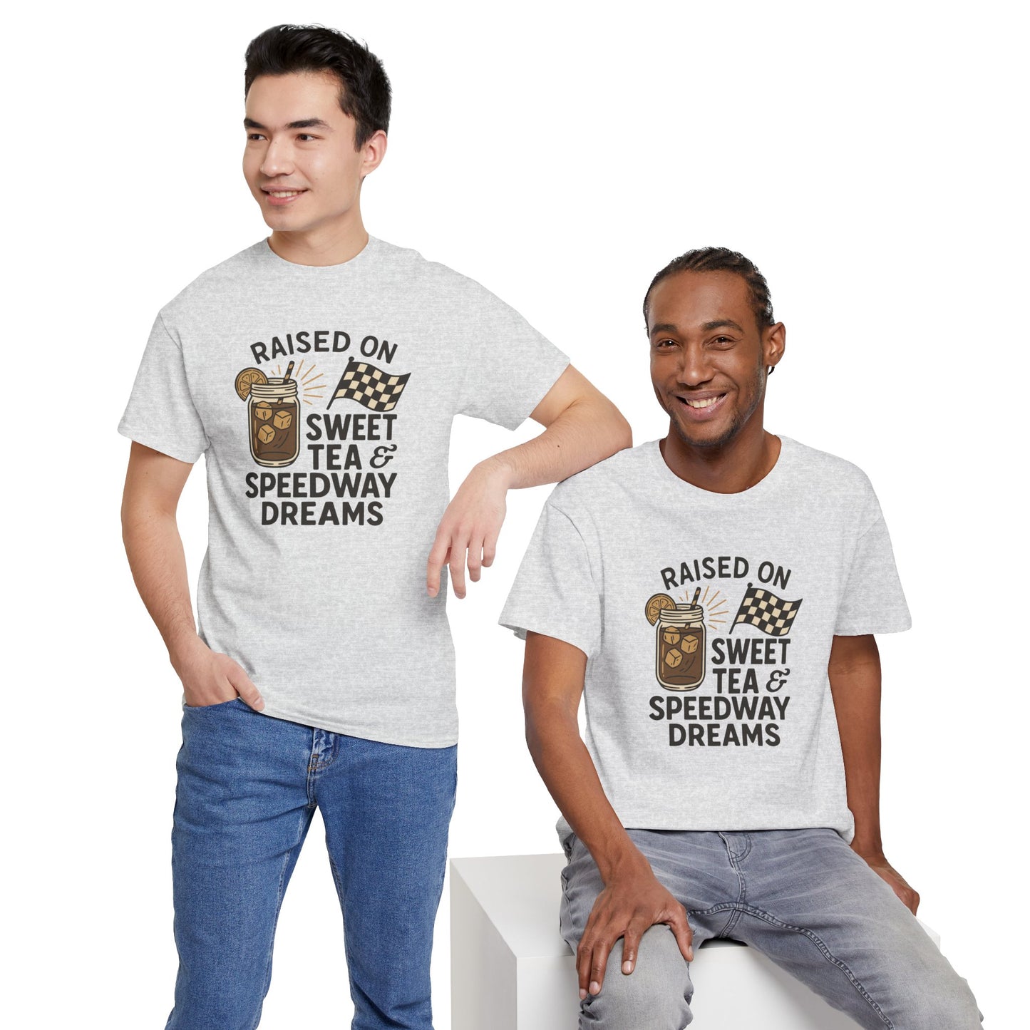 Raised on Sweet Tea & Speedway Dreams Tee