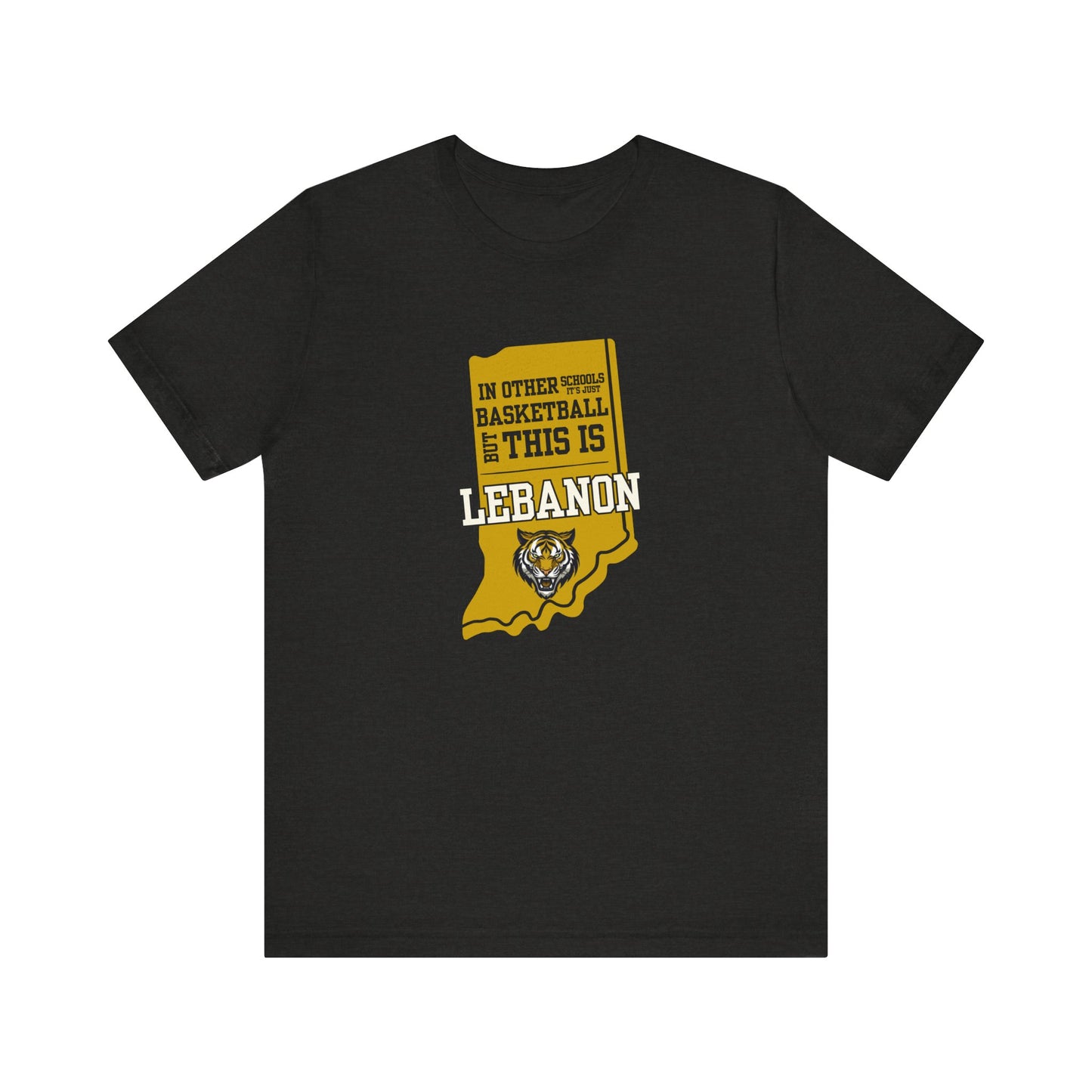 Adult Basketball Tee - Lebanon Tigers