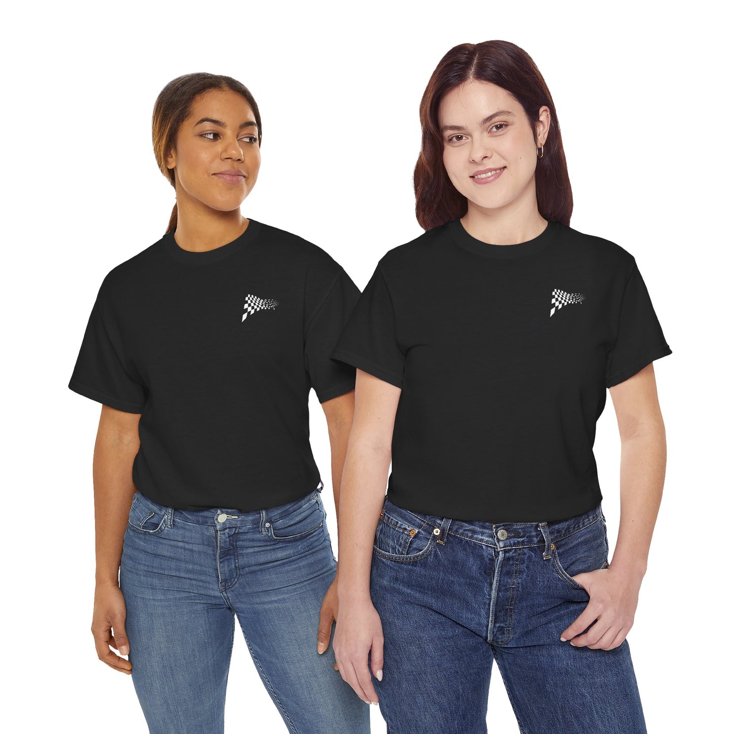 Adult - Is It May Yet? Tee – Racing Checkered Graphic T-Shirt in Flag colors