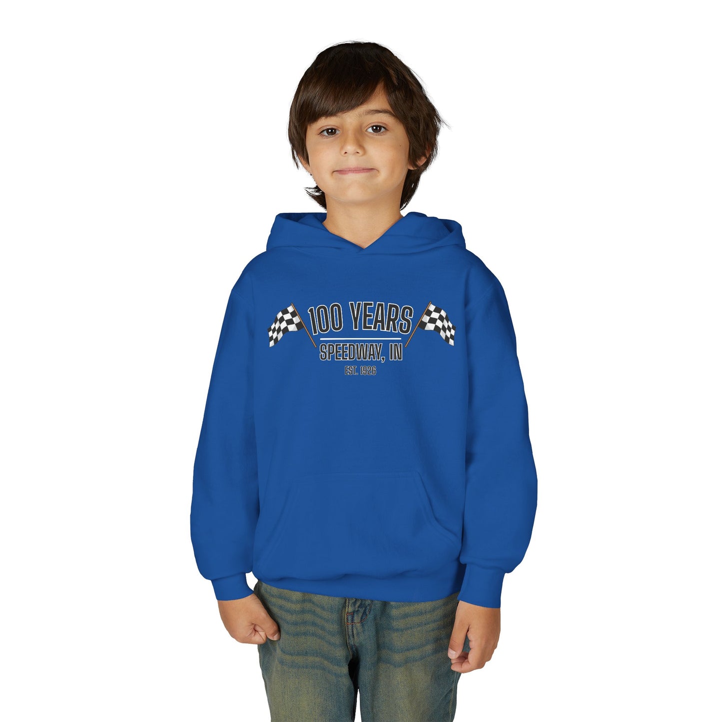 Youth 100th Anniversary - Speedway Flag Hoodie