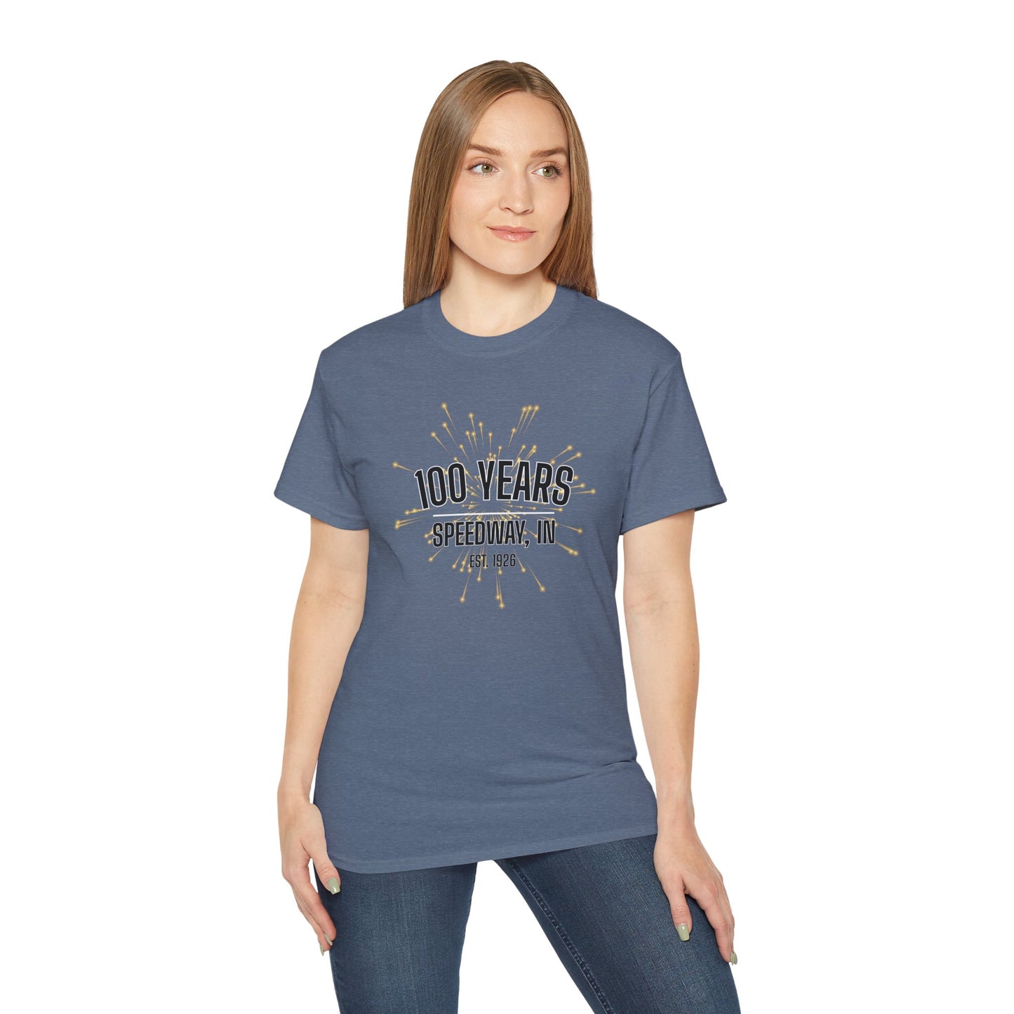 Adult 100th Anniversary - Speedway Firework Tee
