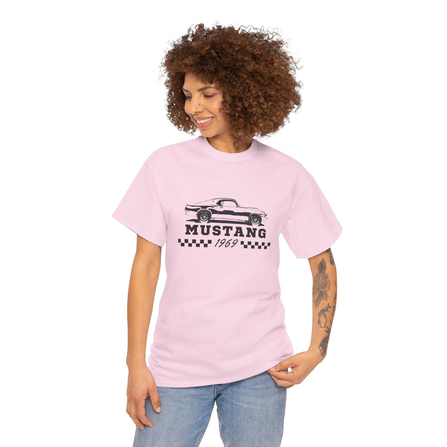 Adult Mustang 1969 Tee — Vintage Muscle Car Graphic Shirt